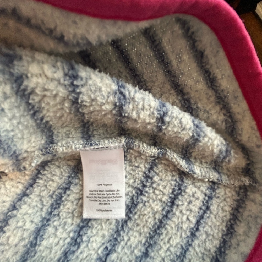 Vineyard Vines quarter zip top blue stripes size M - Picture 6 of 10